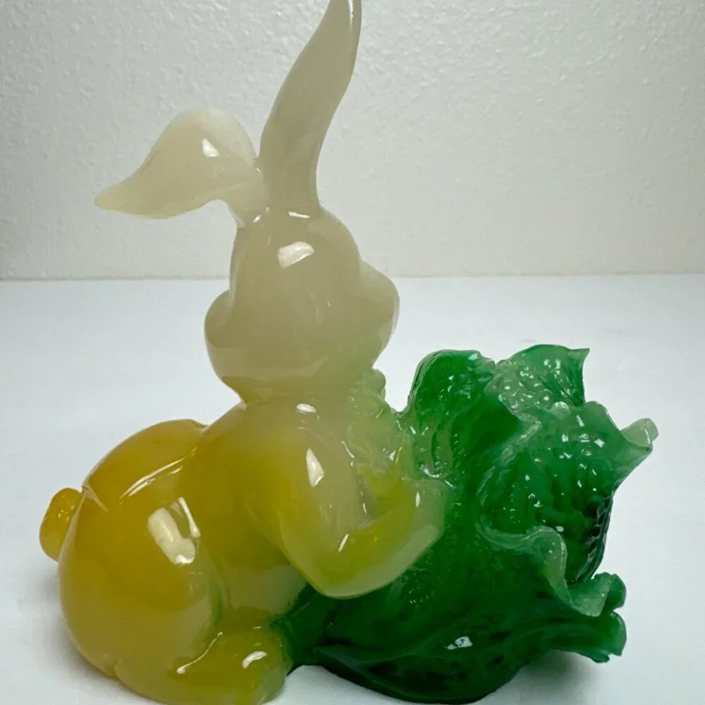 NEW Zodiac Jade Rabbit  ART  Collectible